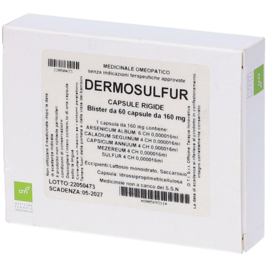 Oti Dermosulfur Advanced Complex - 60 Capsule
