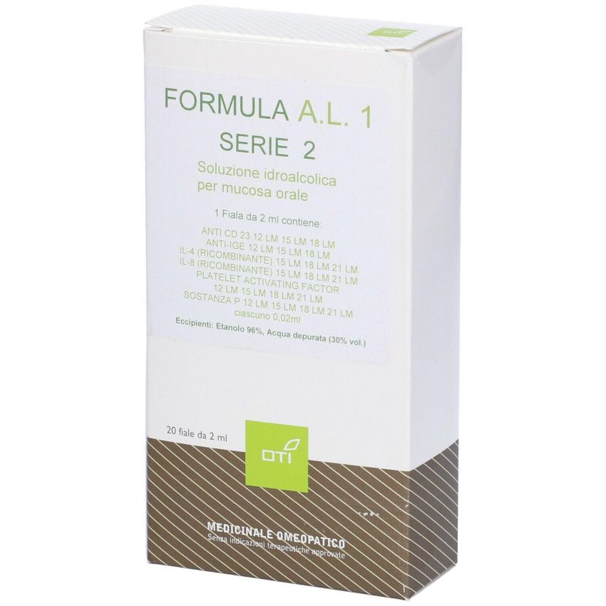 Oti Formula AL 1 Serie 2 - 20 Fiale Idroalcoliche da 2ml