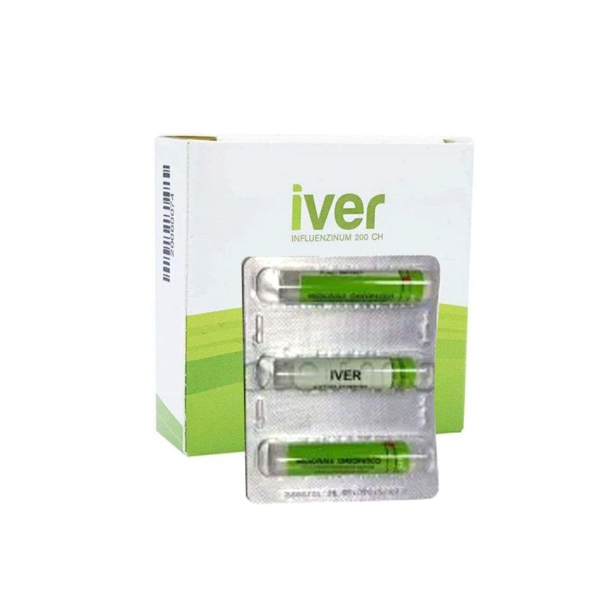 Fiale Iver 200CH Idroalcoliche - Confezione da 3 Pezzi