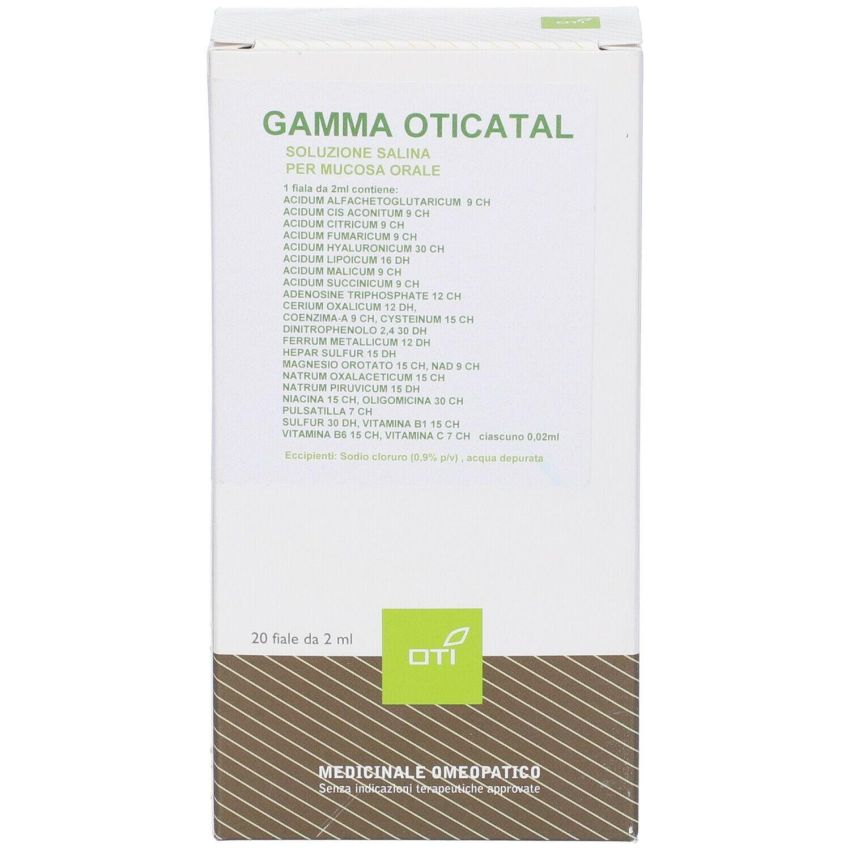 Oti Gamma Oticatal Composto - Pacchetto da 20 Fiale da 2ml