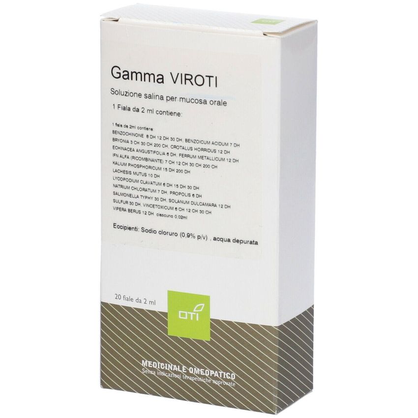 Oti Gamma Viroti - Set di 20 Fiale Fisiologiche da 2ml