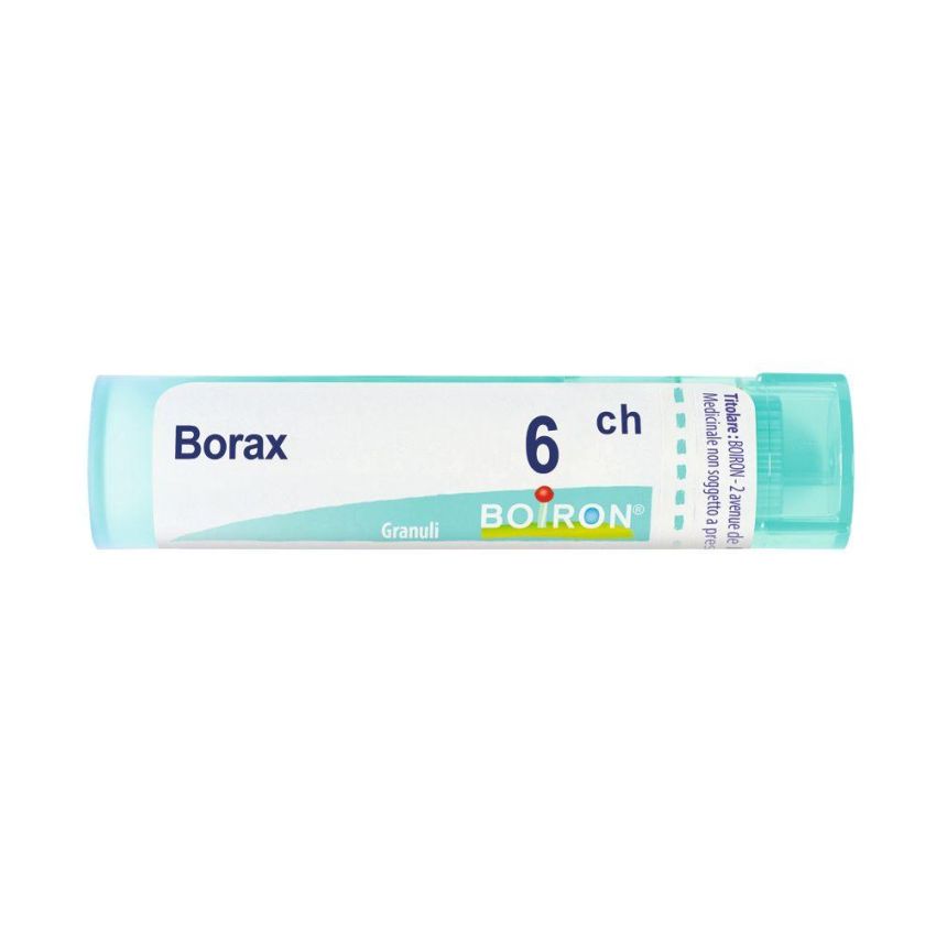 Boiron Borax 06CH - Granuli Homeopatici in Tubo da 4g