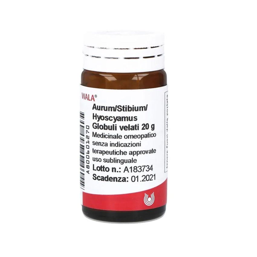 Wala Aurum Stibium Hyos Globuli Omeopatici, 20g