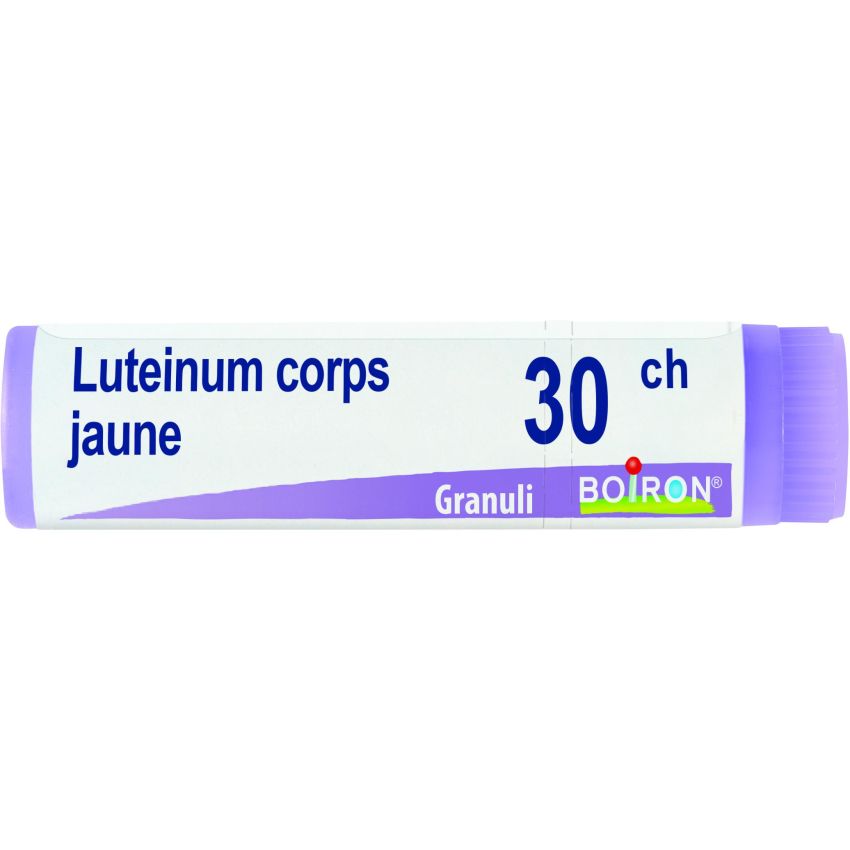 Boiron Luteinum 30Ch, Globuli per il Corpo Giallo, Dose da 1g
