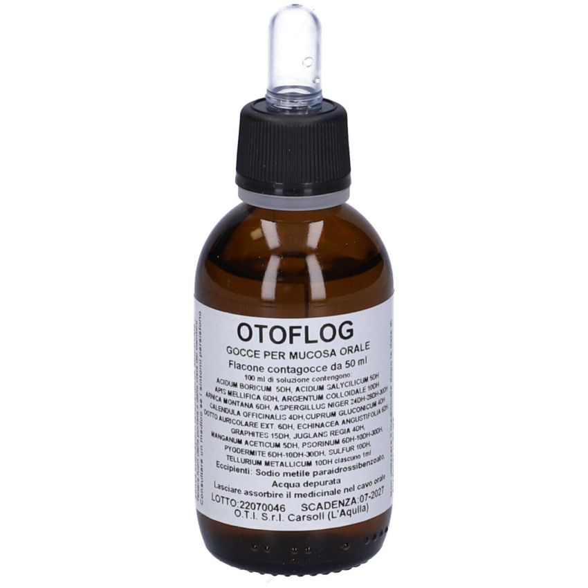 Oti Otoflog - Soluzione Acquosa Composta di Gocce - 50ml
