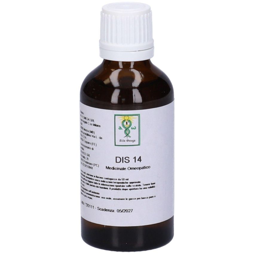 Dis 14 - Flacone da 50ml di Gocce Omeopatiche