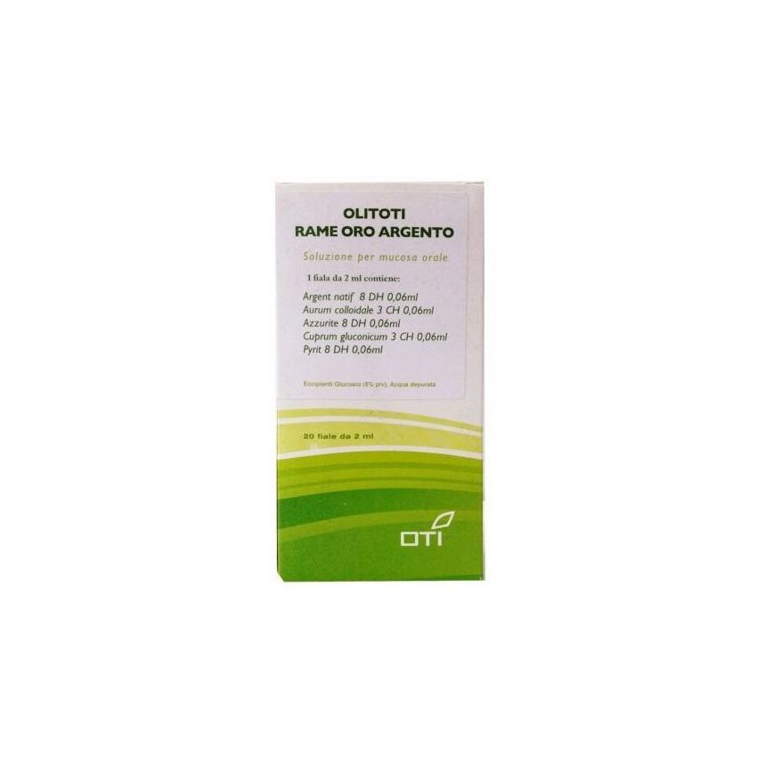 Oti Olitoti - Trattamento Rame Oro Argento 20 Fiale da 2ml