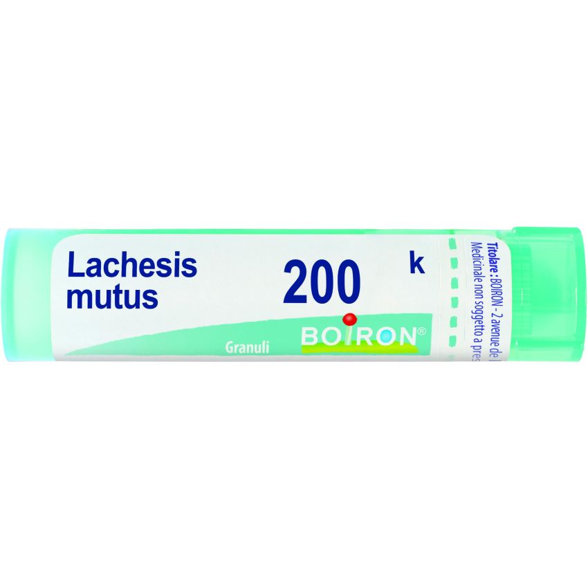 Boiron Lachesis Mutus 200K Tubo - Granuli Omeopatici, 4g