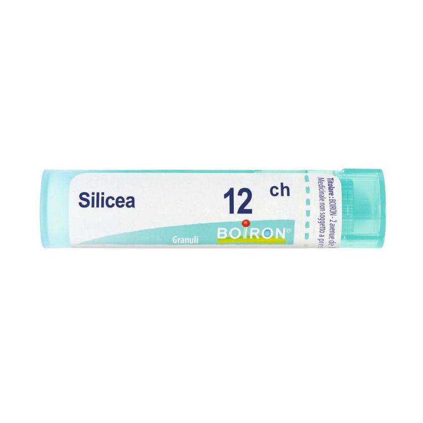Boiron Silicea 12Ch - Granuli Omeopatici, Tubo da 4g