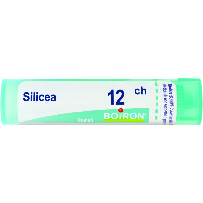 Boiron Silicea 12Ch - Granuli Omeopatici, Tubo da 4g
