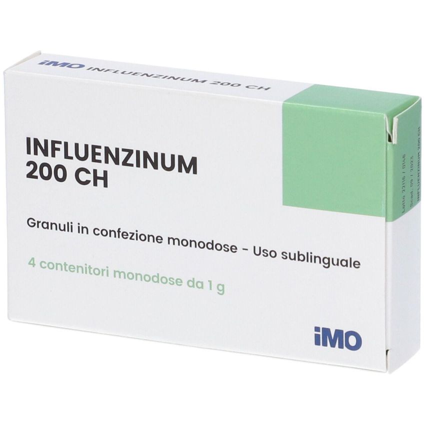 Influenzinum 200CH - Pacchetto da 4 Tubi, 1g ciascuno
