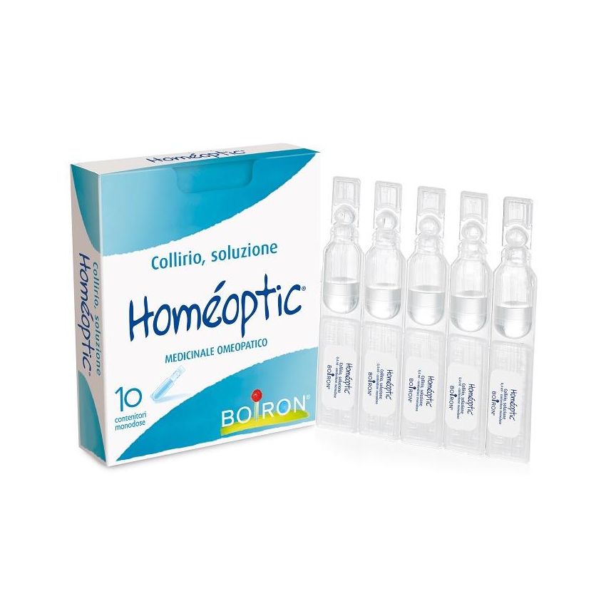 Boiron Homeoptic - Collirio Monodose da 0,4ml - Confezione da 10 Fiale