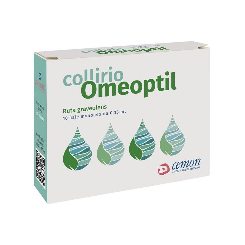 Cemon Omeptil - Collirio con Ruta Graveolens - Pacco da 10 Flaconcini