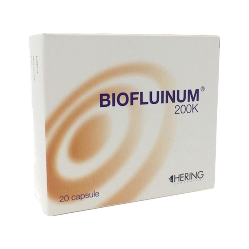 Biofluinum 200K - Integratore Naturale in Capsule da 1g, 20 Pezzi