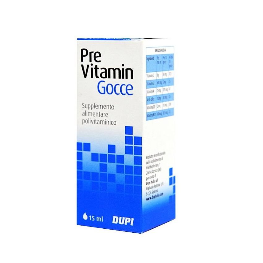 Previtamin - Integratore Multivitaminico in Gocce, 15ml