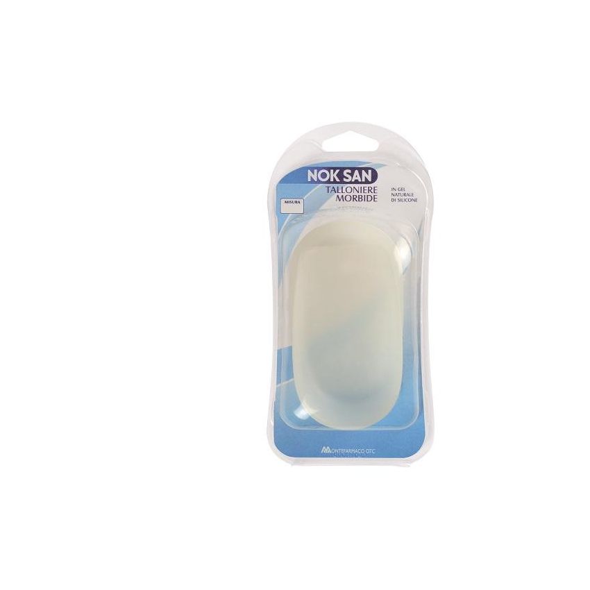 Talloniere Morbide in Gel Noksan, Taglia L, Confezione da 2 Pezzi