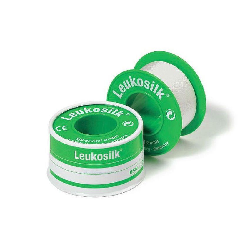 Leukosilk Leukoplast - Cerotto Bianco in Rocchetto 1,25 cm x 500 cm