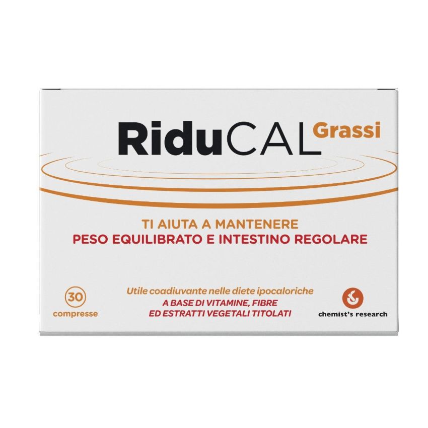 Riducal Grassi 30 Compresse per Controllo del Peso