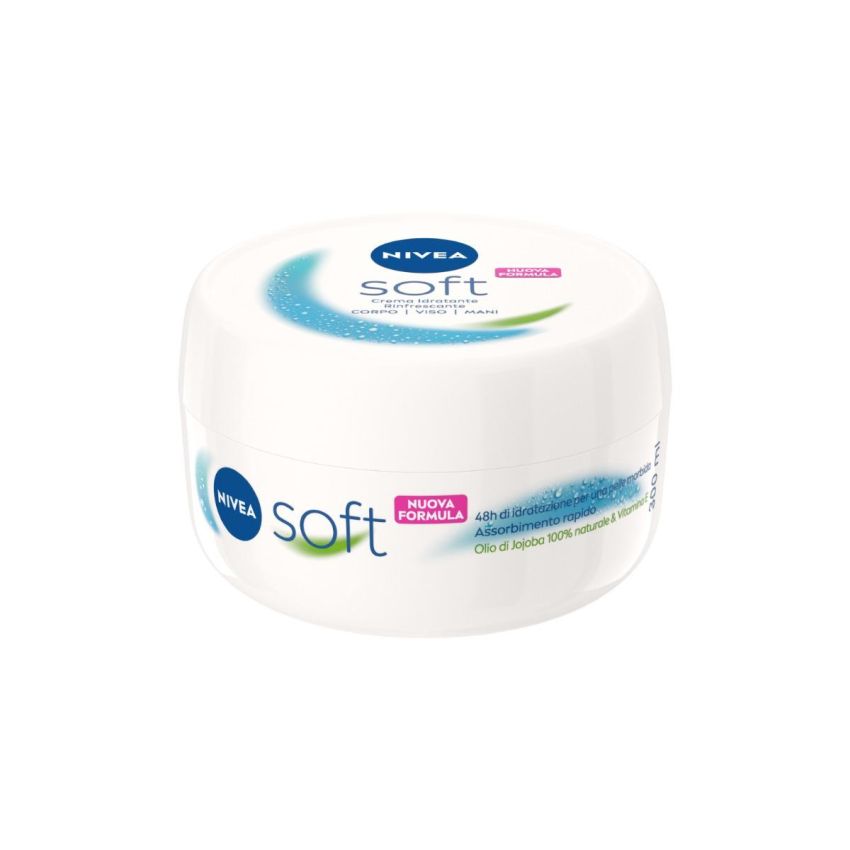 Nivea Soft Crema Multiuso Idratante e Rinfrescante, 300ml