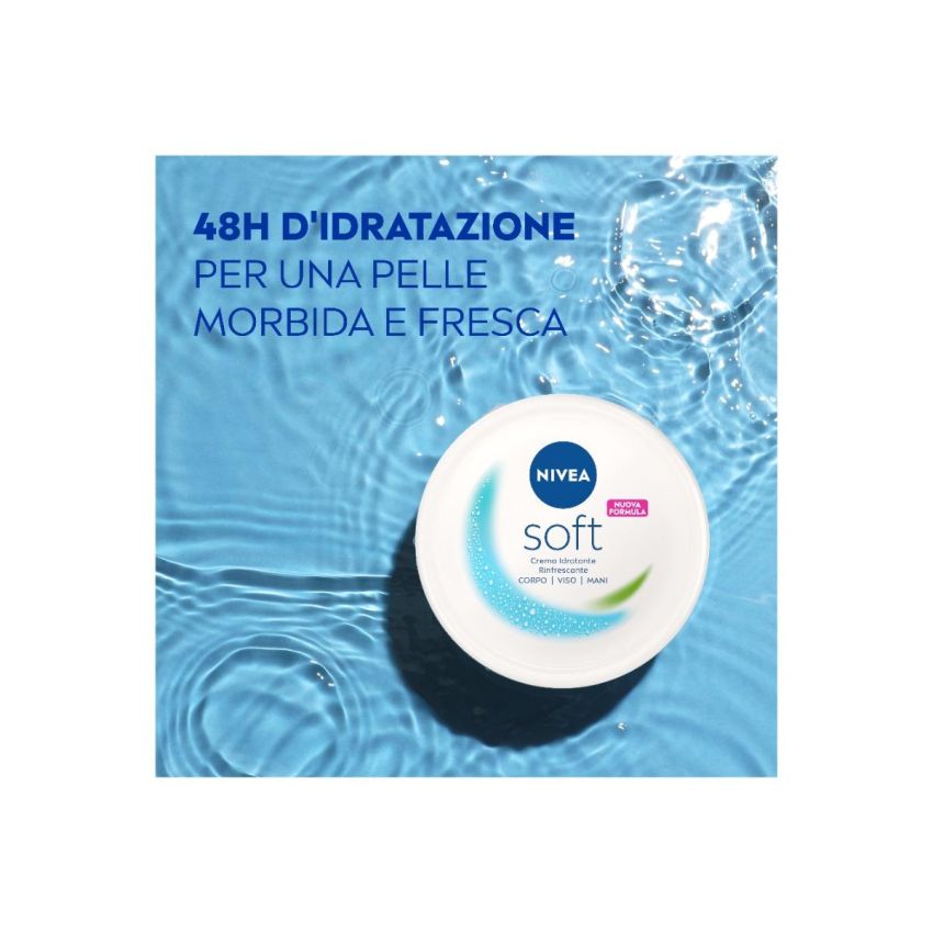 Nivea Soft Crema Multiuso Idratante e Rinfrescante, 300ml