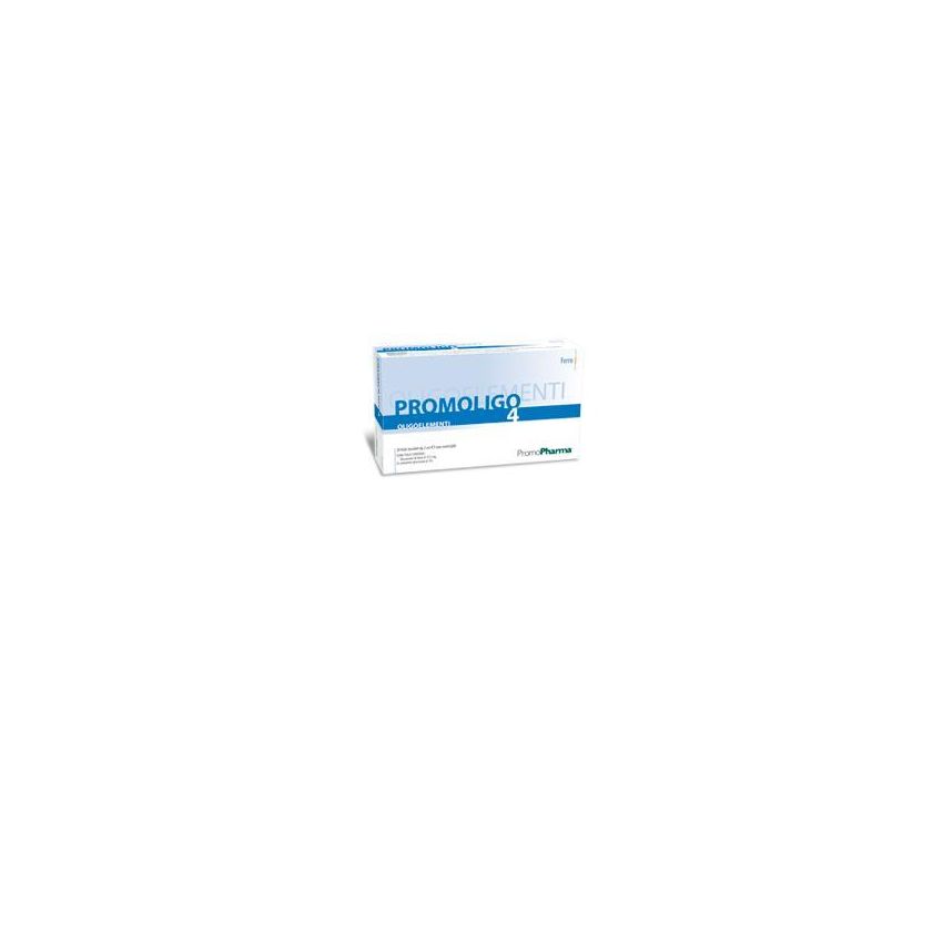 PROMOLIGO Ferro 4 - Supplemento di Ferro Liquido 20 Fiale da 2ML