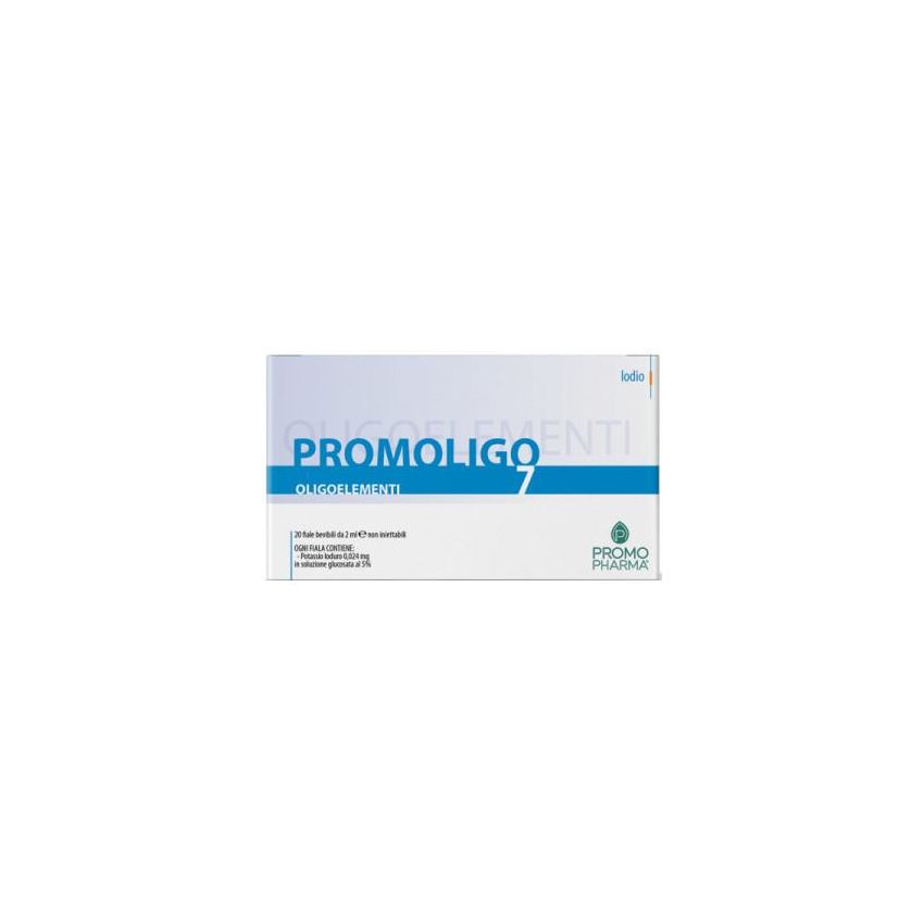 Promoligo 7 Iodio Supplemento - Pacchetto di 20 Fiale 2ml