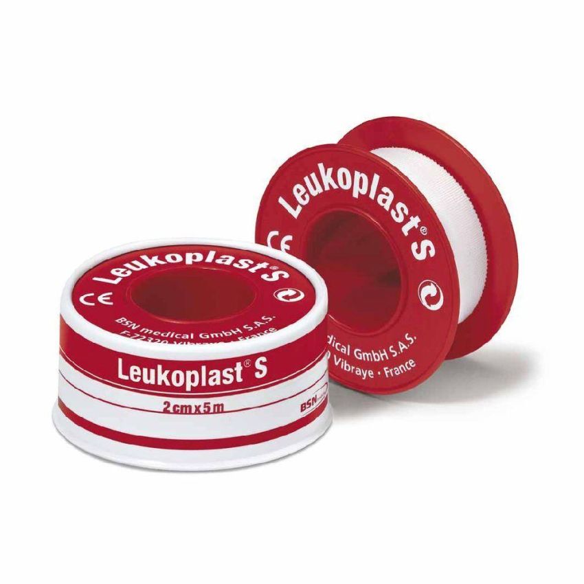 Leukoplast S - Rocchetto di Cerotto Resistente 5m x 2,5 cm