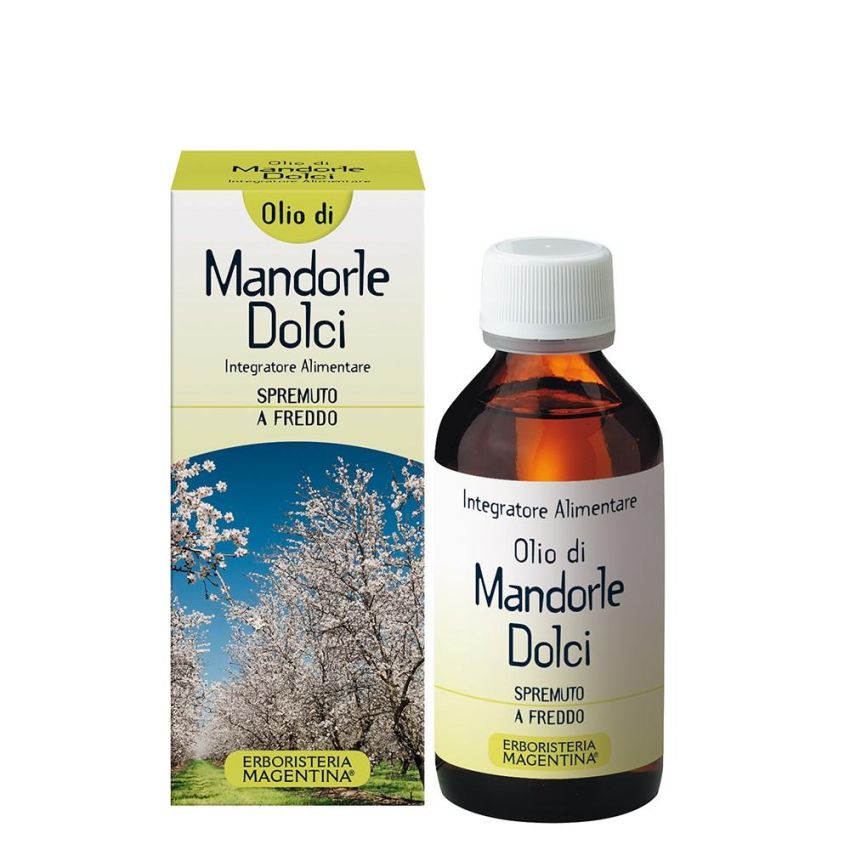 Puro Olio di Mandorle Dolci 100ml - 100% Naturale e Biologico