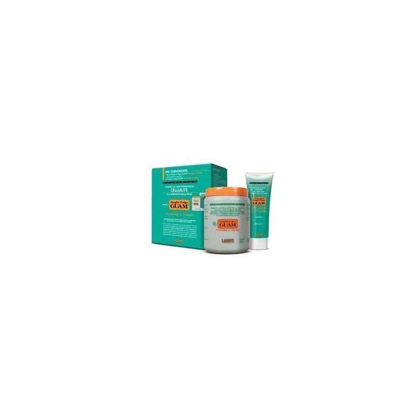 Set Guam di Fanghi D'Alga a Freddo 1Kg e Crema Gel 250ml