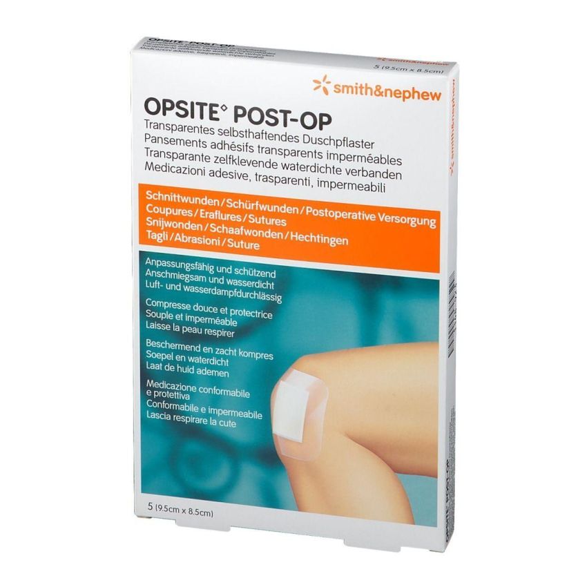 Opsite Post OP CER Cerotti Medicinali 9,5x8,5cm - Confezione da 5