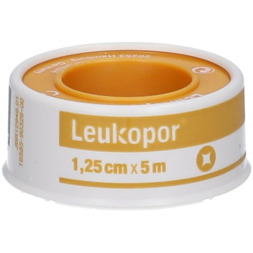 Leukopor Cerotto Medicale Rocchetto 1,25x500cm
