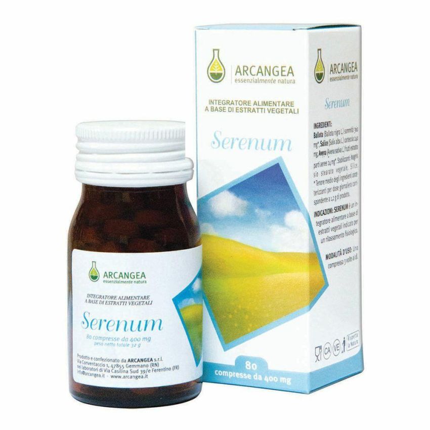 Serenum - Integratore Naturale 80 Capsule da 400mg