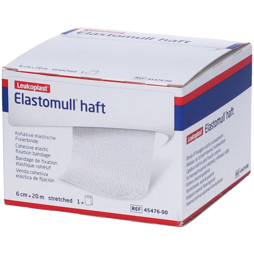 Benda Elastica Autoadesiva Elastomull Haft - Compressione Forte, 20mx6cm