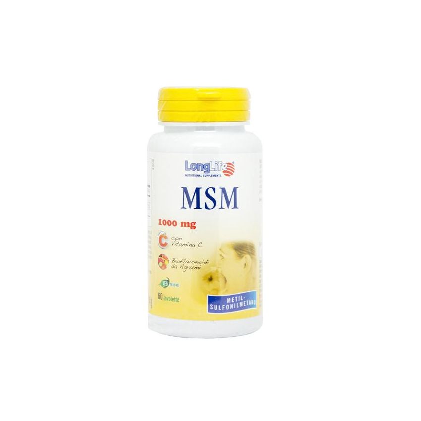 Longlife MSM 1000mg - 60 Tavolette