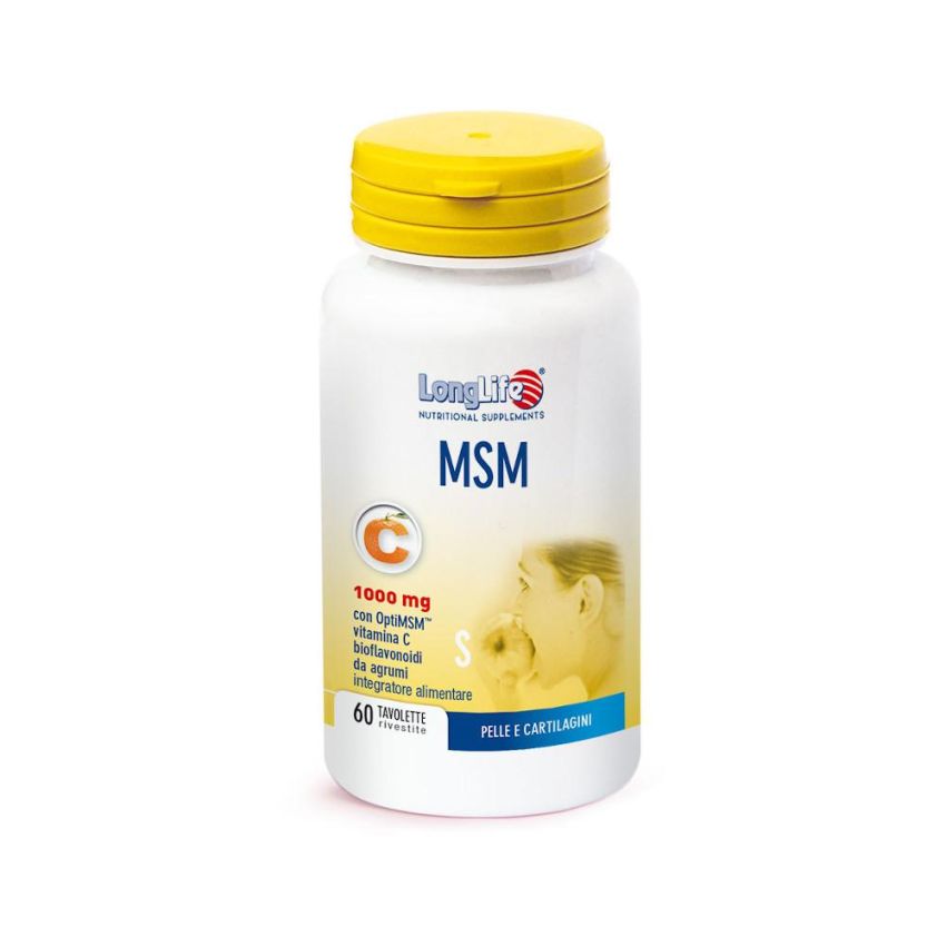 Longlife MSM 1000mg - 60 Tavolette