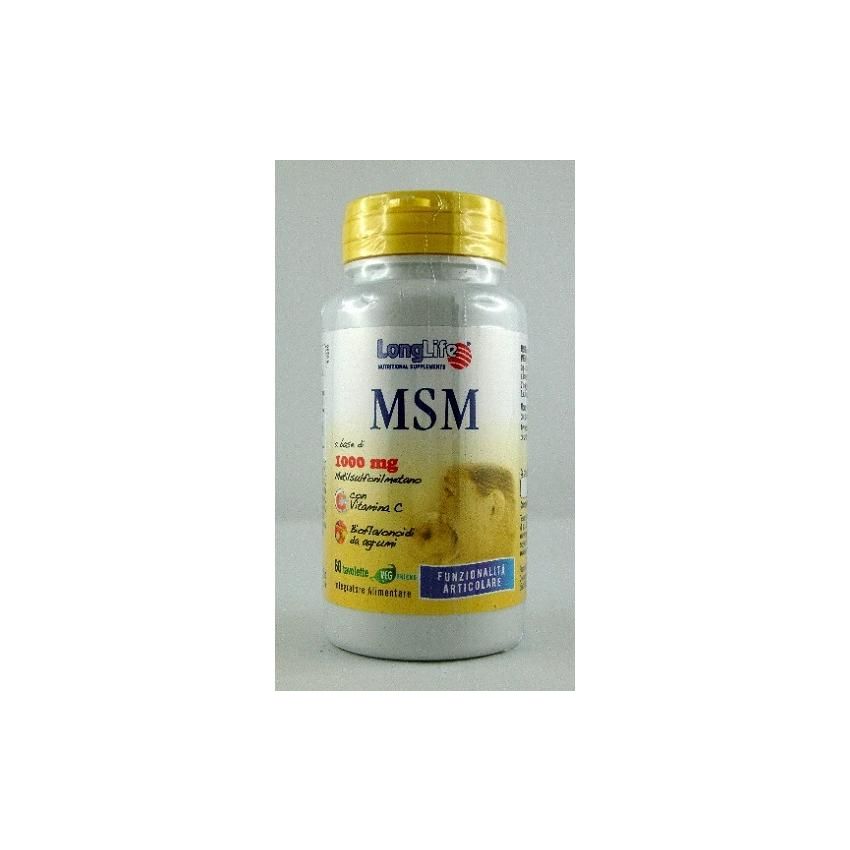 Longlife MSM 1000mg - 60 Tavolette