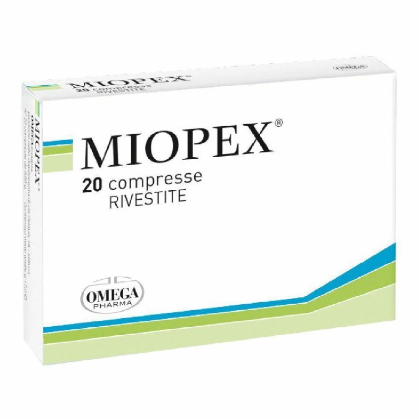 Miopex: Blister da 20 Compresse per il Trattamento della Miopia
