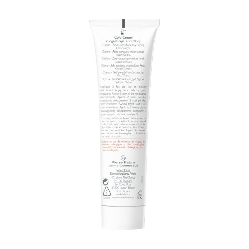 Avene Cold Cream Idratante per Viso - 100ml