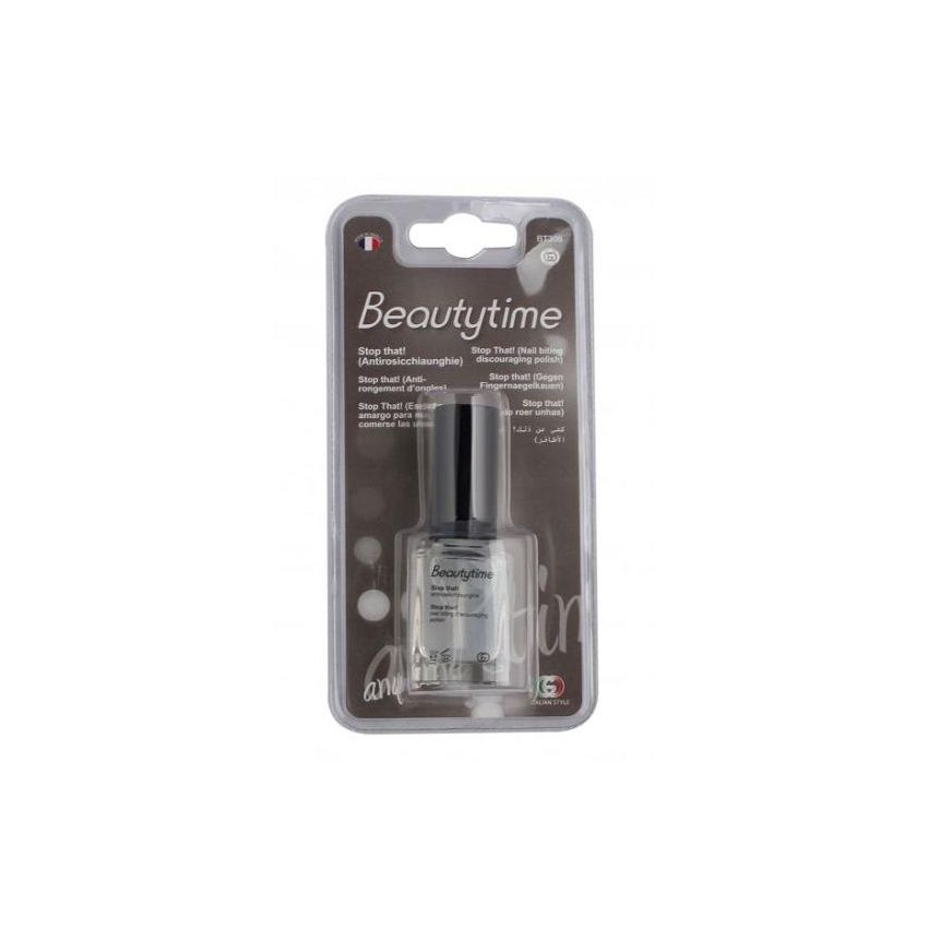 Beautytime Soluzione Anti-Onicofagia, Stop Smalto Mordicchiato, 12ml