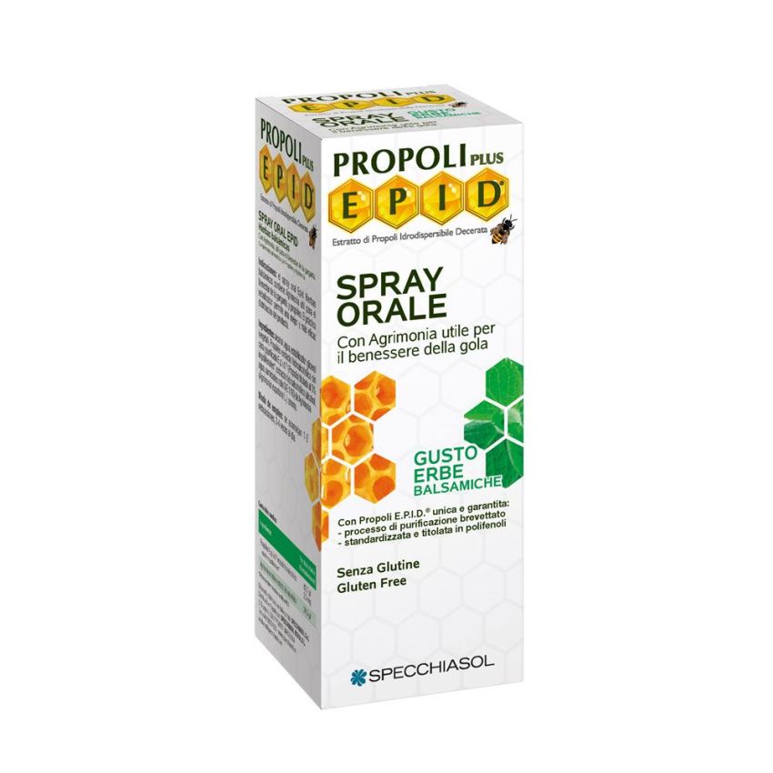 Spray Balsamico al Propoli Epid da 15ml con Erbe