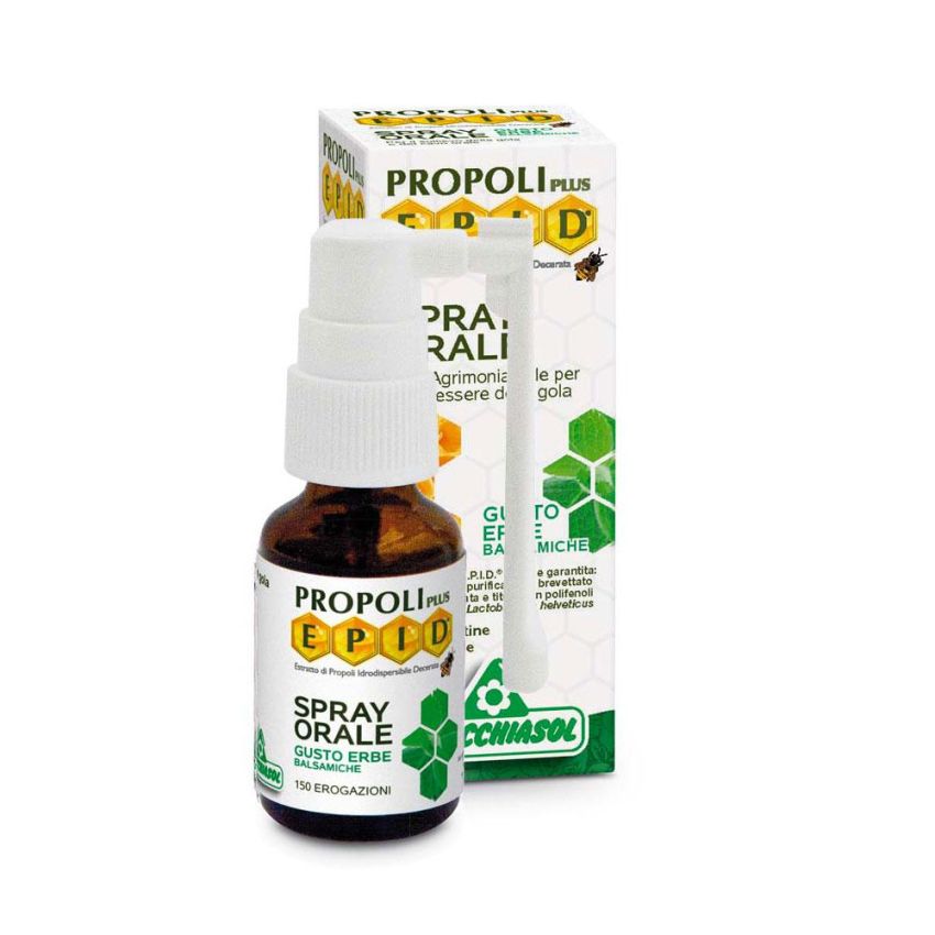 Spray Balsamico al Propoli Epid da 15ml con Erbe
