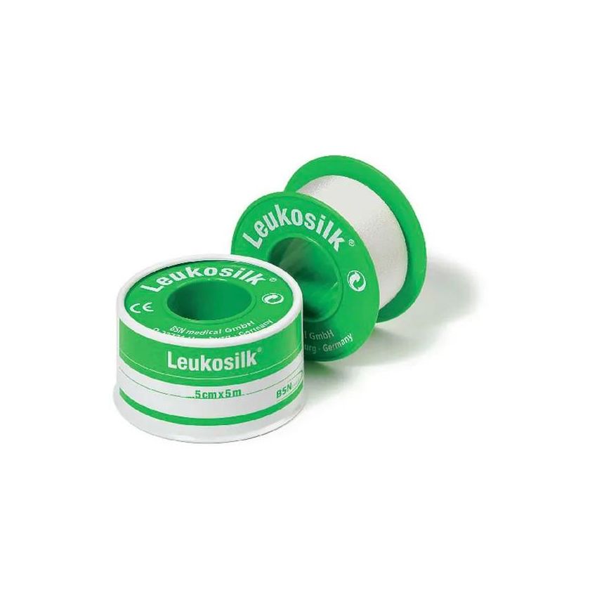 Leukosilk Cerotto Bianco in Rocchetto 500x5cm