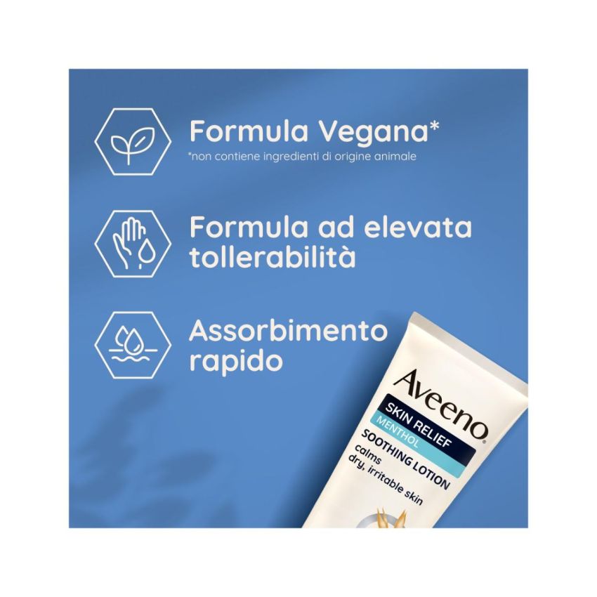 Aveeno Crema Idratante Lenitiva al Mentolo - 200 ml