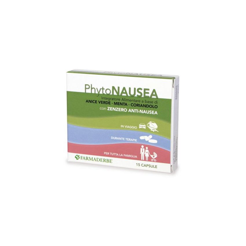 Phyto Nausea Relief - Pacco di 15 Capsule Naturali