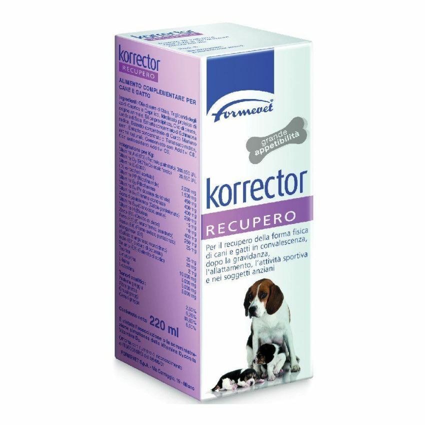 Korrector Recupero: Integratore Alimentare per Cani e Gatti, 220ml
