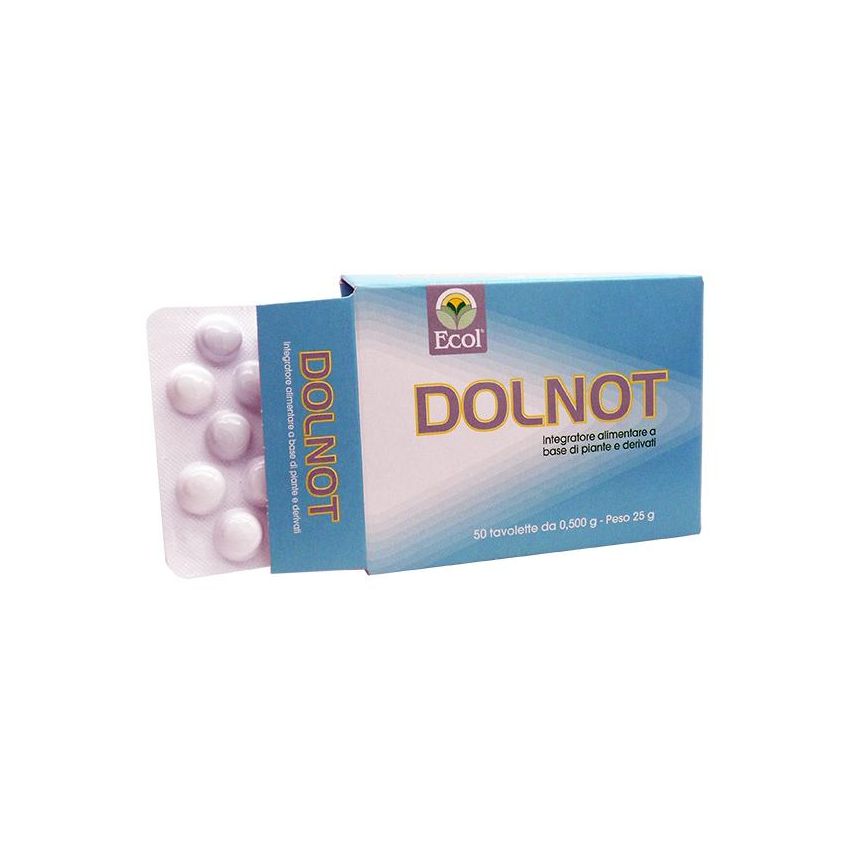 Ecol Dolnot - 50 Tavolette Ecologiche per Dolore
