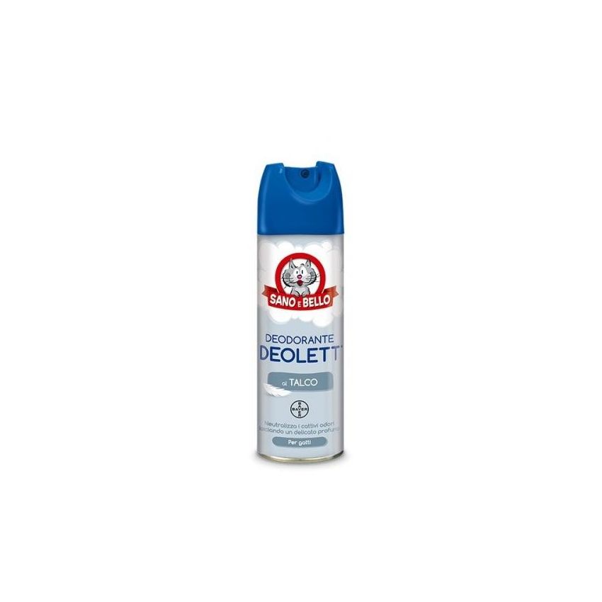 Deolett Talco Sano e Bello per Gatti, 200 ml