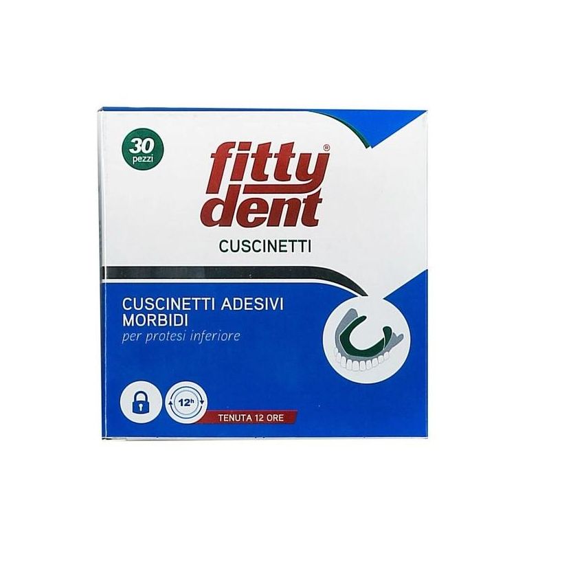 Cuscinetti Adesivi Fittydent per Protesi Dentarie - Pacco da 30 Pezzi