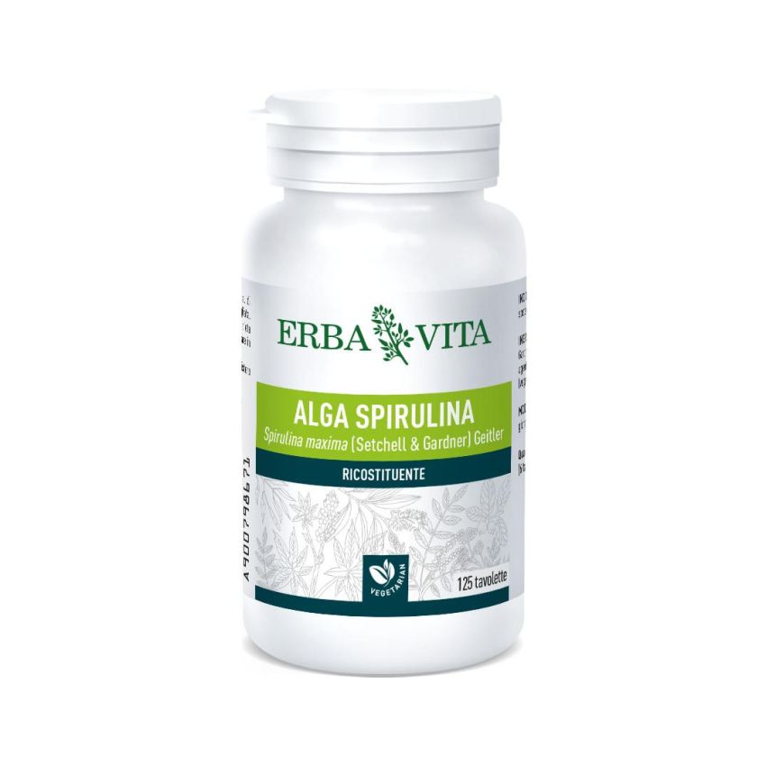 Erba Vita Spirulina Algae, 125 compresse da 400mg