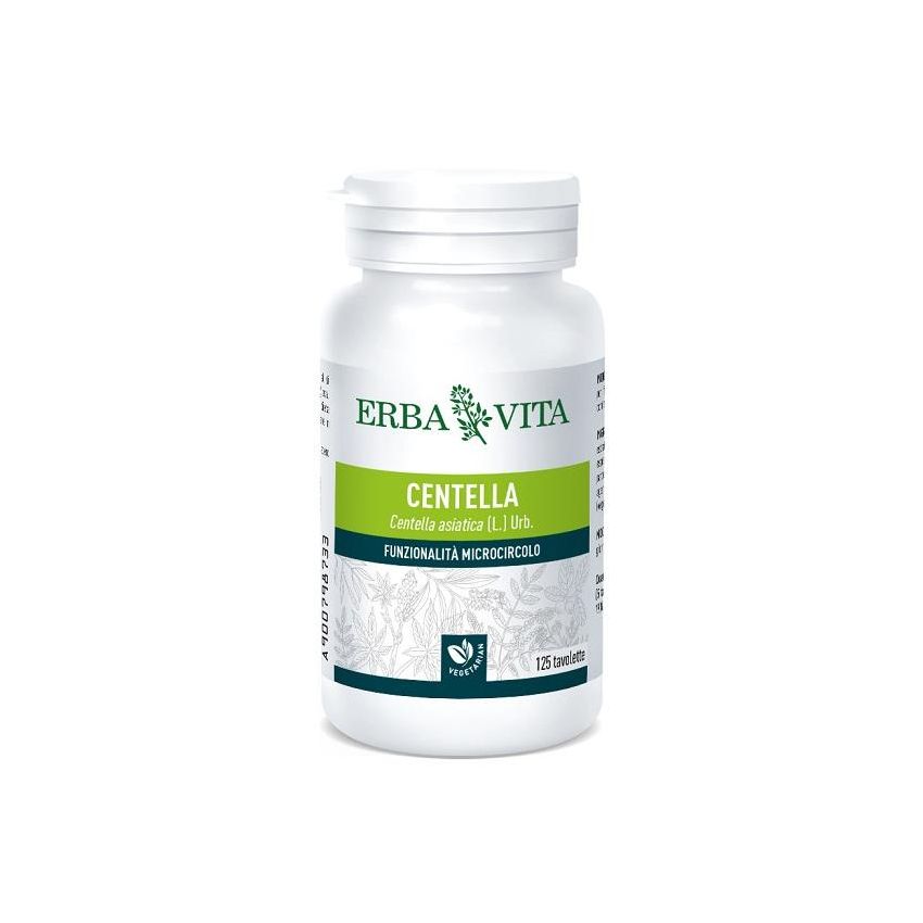 Erba Vita - Centella Asiatica Compresse 400mg - 125 Tavolette
